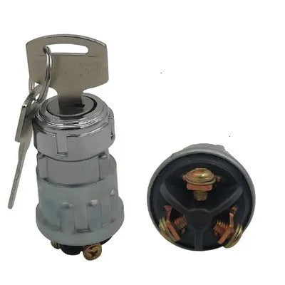 Pure copper JK423 ignition switch with key for trucks and forklifts
