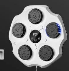 Hanging PU boxing wall target with Bluetooth music rhythm recognition and gloves for home fitness training