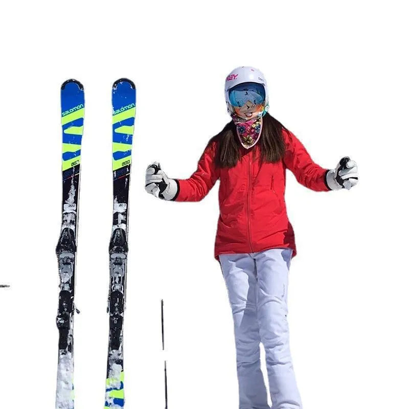 A black adjustable hook and loop shoulder strap for carrying a sled, showing the fixed sewing construction.