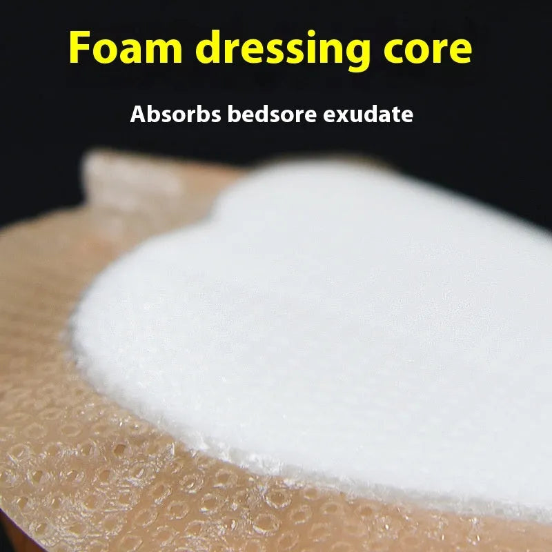Large skin colour silicone foam dressing sticker for bedsores and pressure ulcers