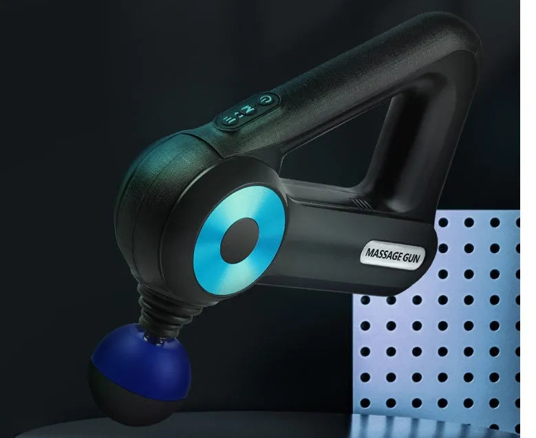 Blueidea fascia gun muscle relaxer in blue with 11mm amplitude and six speed levels