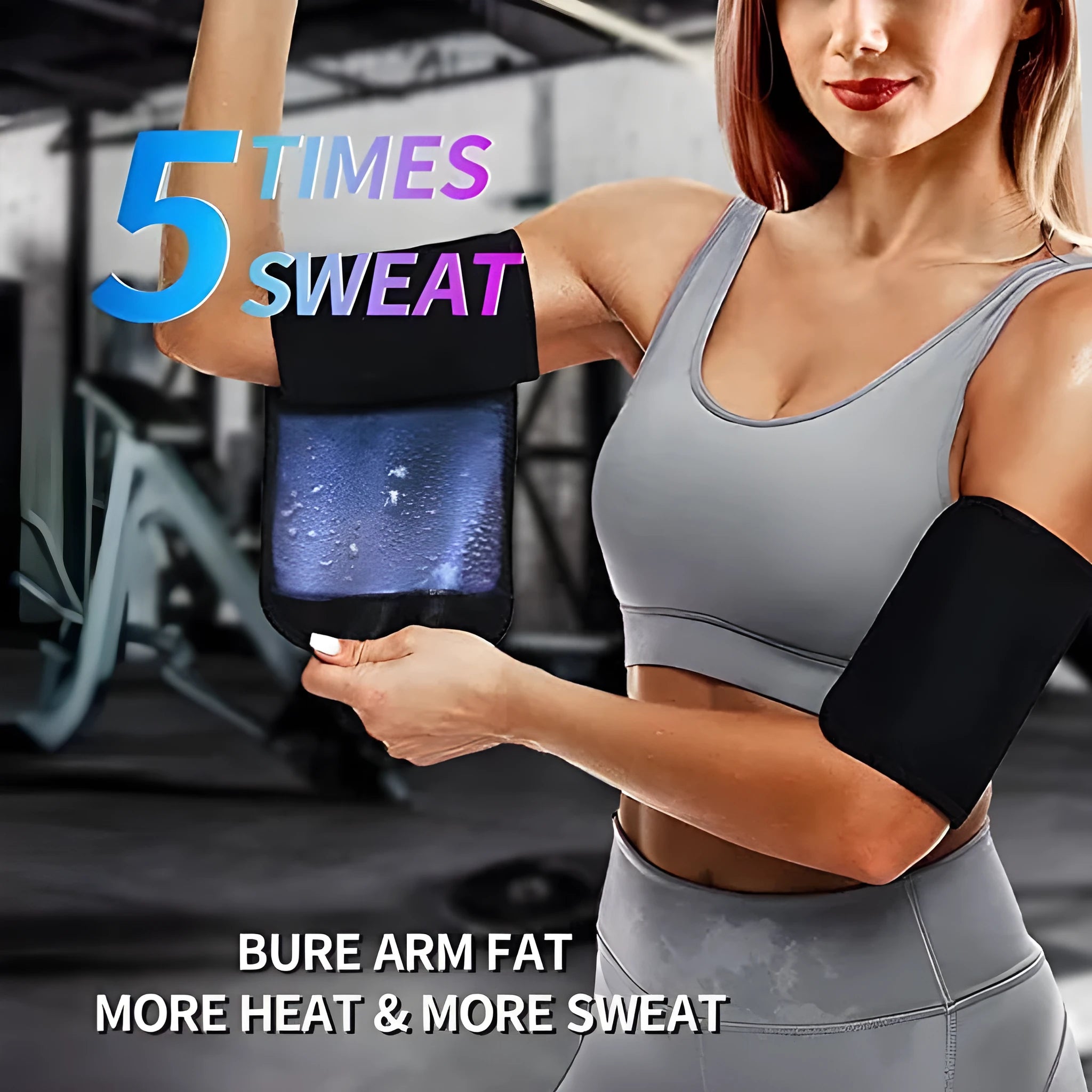 Sports arm sweatband in multiple colours and sizes for comprehensive fitness activities