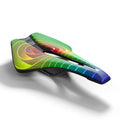 Ultra-light EVA bike saddle cushion with PU leather cover and hollow centre, free size, multicolour options