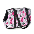 Outdoor travel pet backpack in non-woven fabric, small size, blue colour, for cats and small dogs