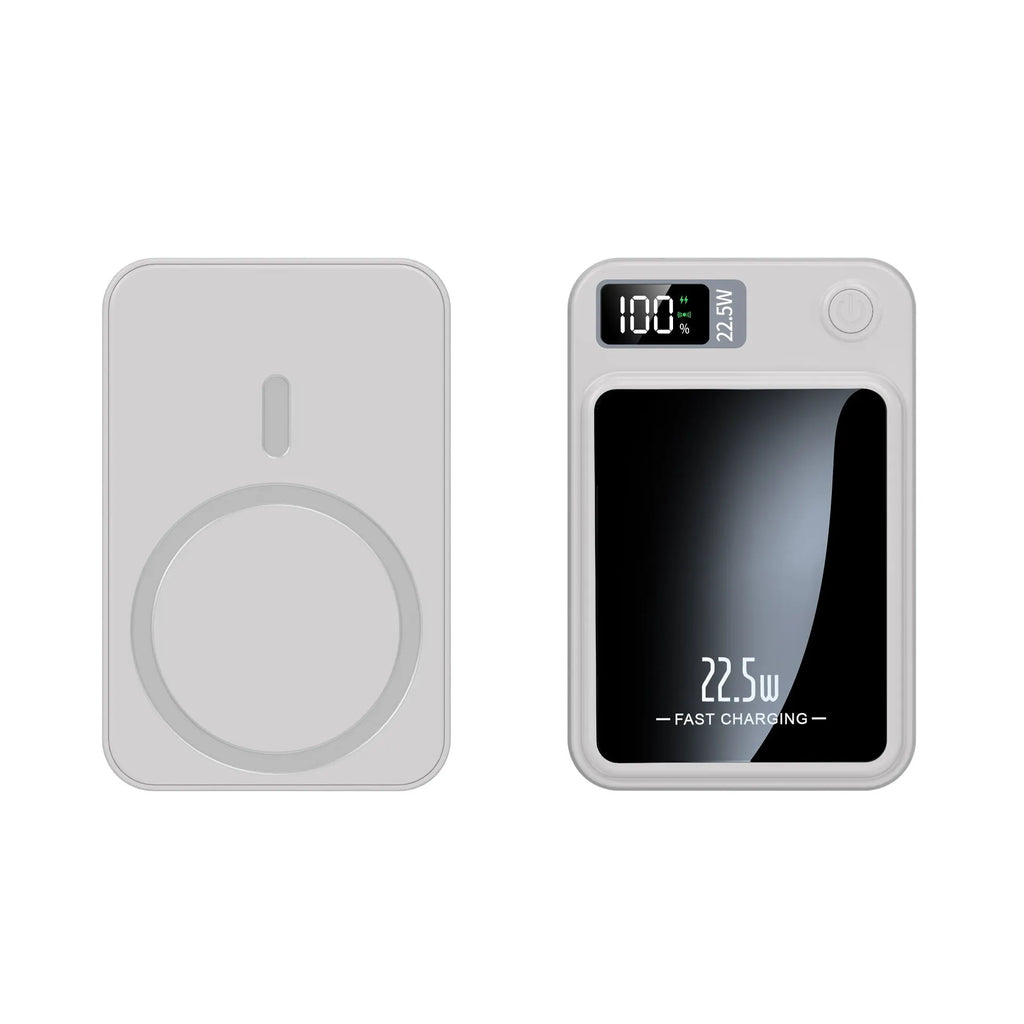 Wireless power bank fast charge 10000 MA plastic shell black industrial style
