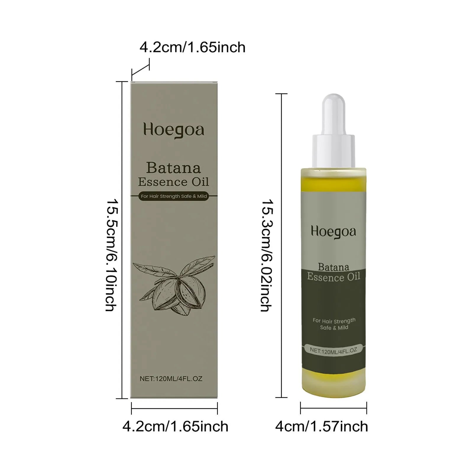 120ml bottle of Platthana Secret Hair Essential Oil with ginger and rosemary oils.