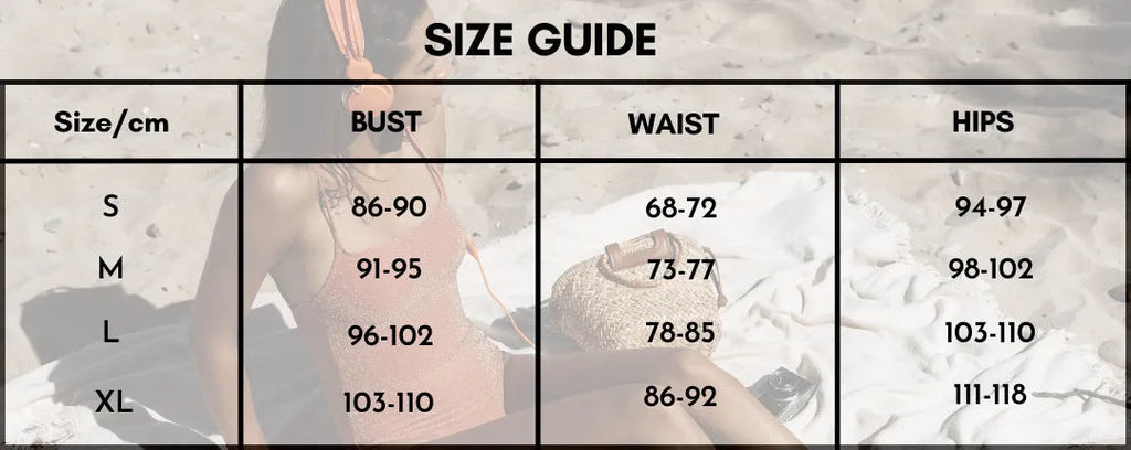 Women's one-piece swimsuit with attached skirt featuring gold button detail in solid colour design