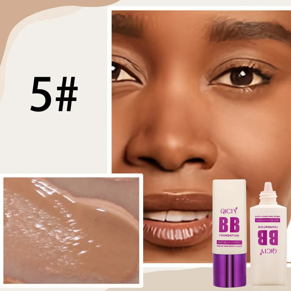 Feeding bottle BB cream foundation in ten shade colours for brightening and coverage