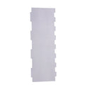 Stainless steel cream scraper cake decorating tool with six pattern styles