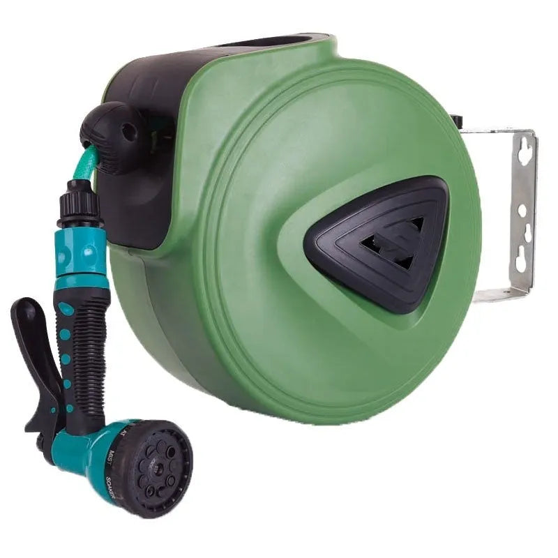 Automatic retractable hose reel with 10 metre PVC pipe for water drums