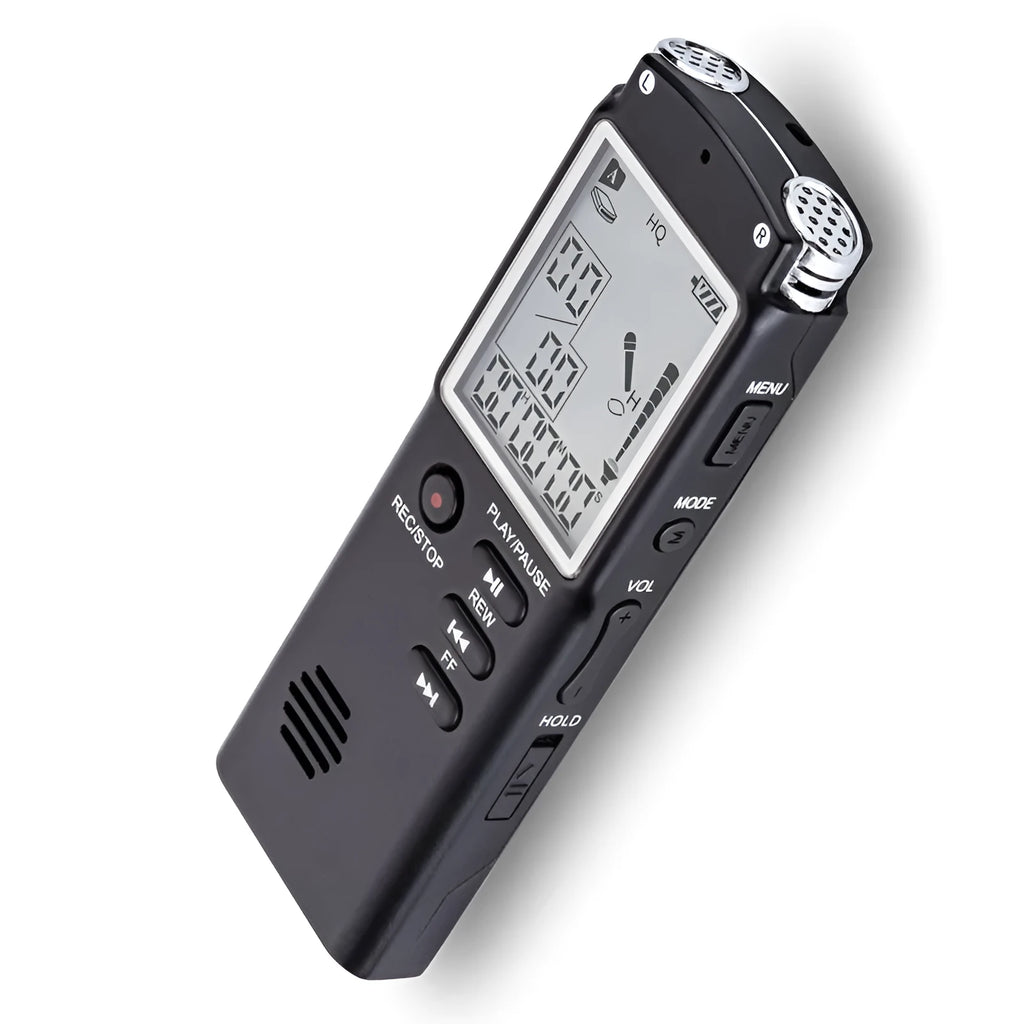 Original USB Professional Voice Recorder unit showing compact design with external microphone port.