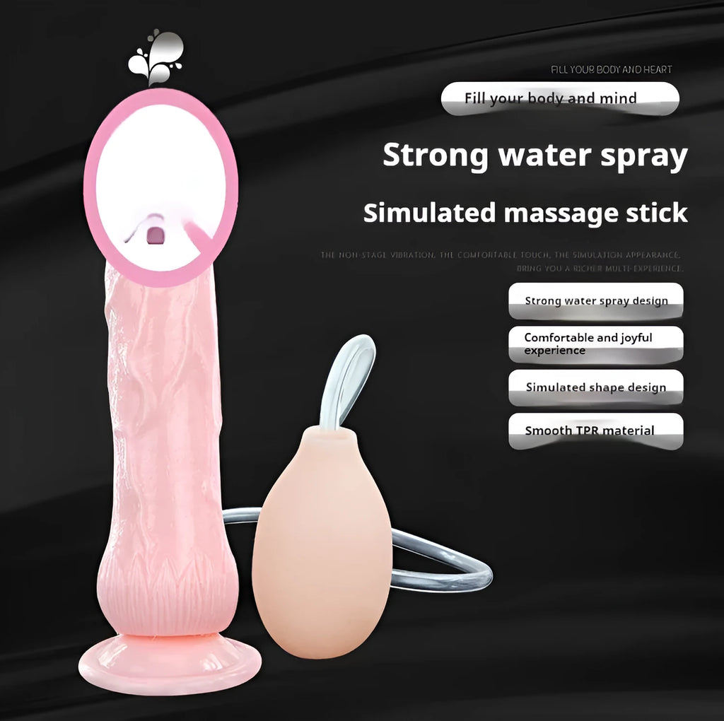 Flesh-coloured suction cup dildo with strong base, 200mm long