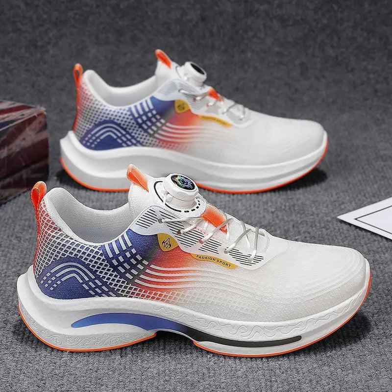 Men's low-top sneaker with mesh lining and a rotating buckle closure in multiple colour options.