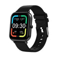 Bluetooth smart watch with heart rate monitor and step counter in black, silver, pink, or khaki colours