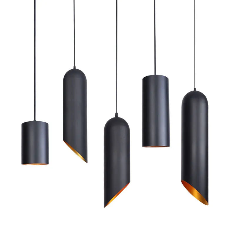 Retro iron art chandelier light fitting in D8053 matte black finish for ceiling mounting
