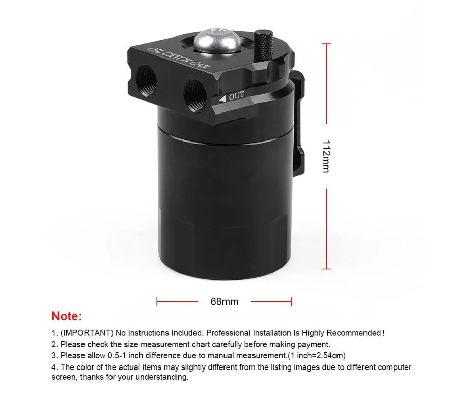 Aluminium alloy oil separator for Ford Expedition in black, red, blue, and silver colour options