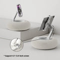 ABS mobile phone tablet rotating bracket with 4.5-13 inch clamp and 230mm extendable pull rod