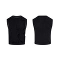 Men's solid colour lyocell vest on a hanger, showing round neck and tank top style.