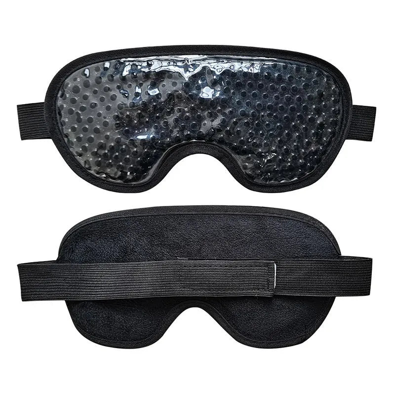 White portable rechargeable eye mask for warm and cold compress