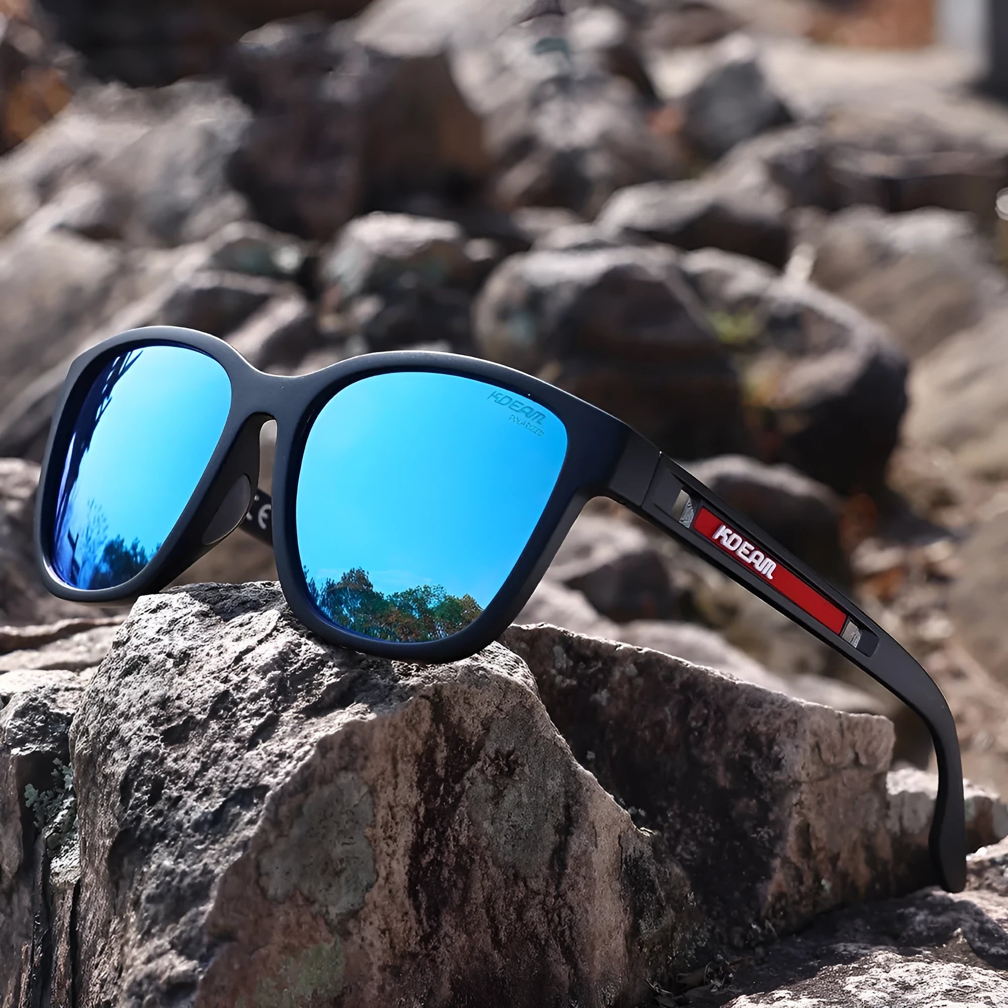 Outdoor sports UV protection sunglasses with metal hinge and TAC lens in retro style