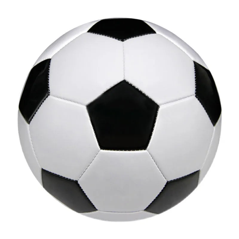 Machine seam PVC training football in No 3, No 4, and No 5 sizes for youth and competition football