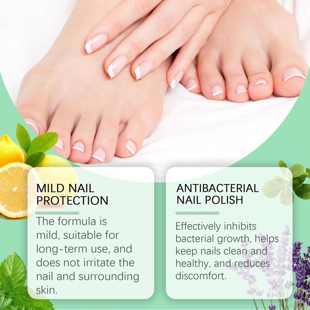 30ml bottle of nail nursing solution for daily gentle cleaning