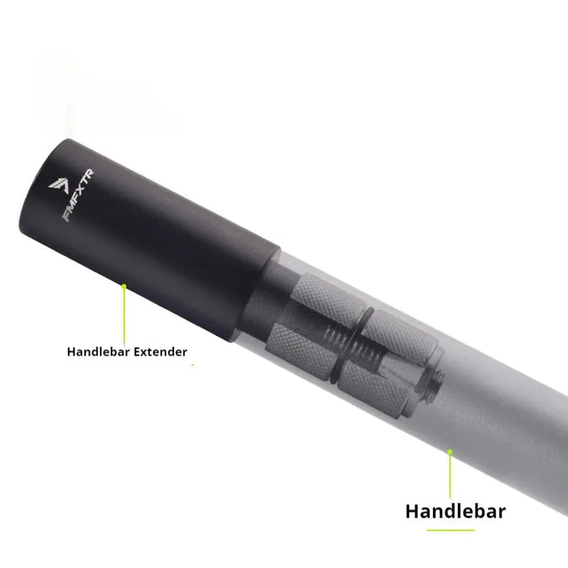 Pair of aluminum alloy handlebar extension rods for bicycle handlebar width adjustment