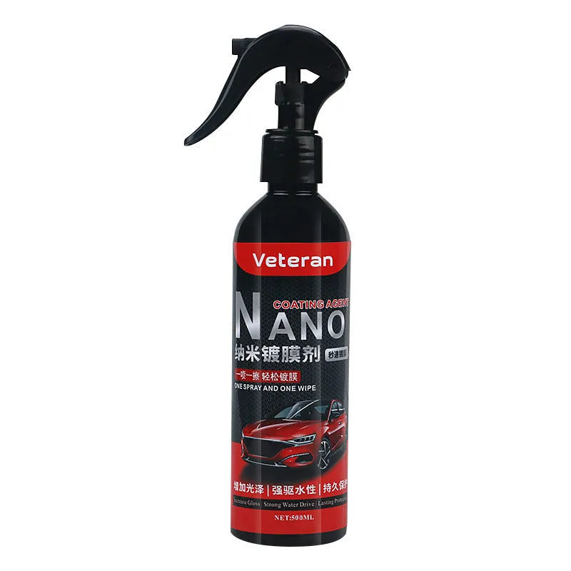 Automotive Coating Agent Hand Spray Maintenance Quick Polishing Water Repellent Protective Stain Dirt Resistant Anti-Aging Liquid 250ml 500ml Round Shoulder Shoulder Length Car Care