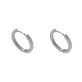 Geometric copper ear clip with real gold plating in simple women's jewellery design