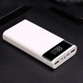 Digital display power bank spring kit with plastic shell, 45x76x22mm, black board, no battery included