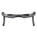 Wei Bike matt carbon fibre bent handlebar for road bikes in 420mm width
