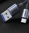 Lvlian 1m black USB data cable with straight head for mobile phone and tablet charging