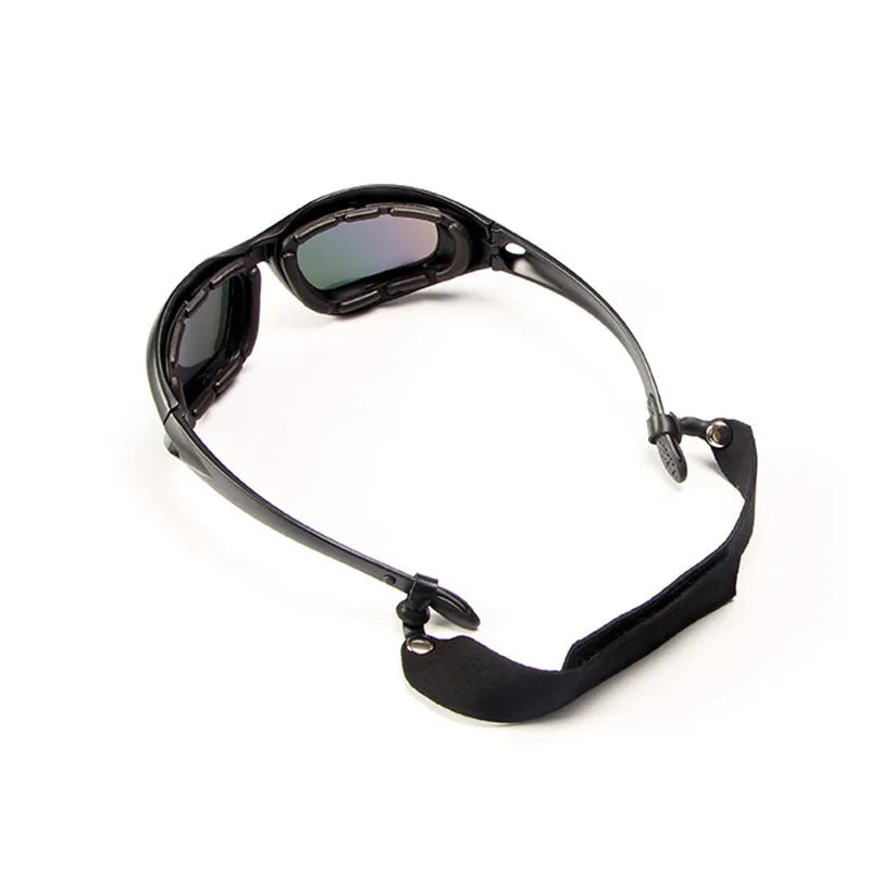 Polarized tactical goggles for outdoor cycling with PC frame and night vision enhancement
