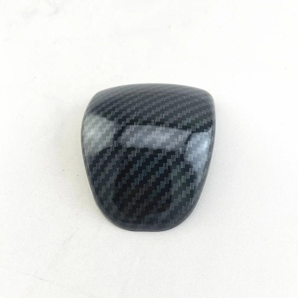 Carbon fibre pattern gear shift cover for car dashboard decoration