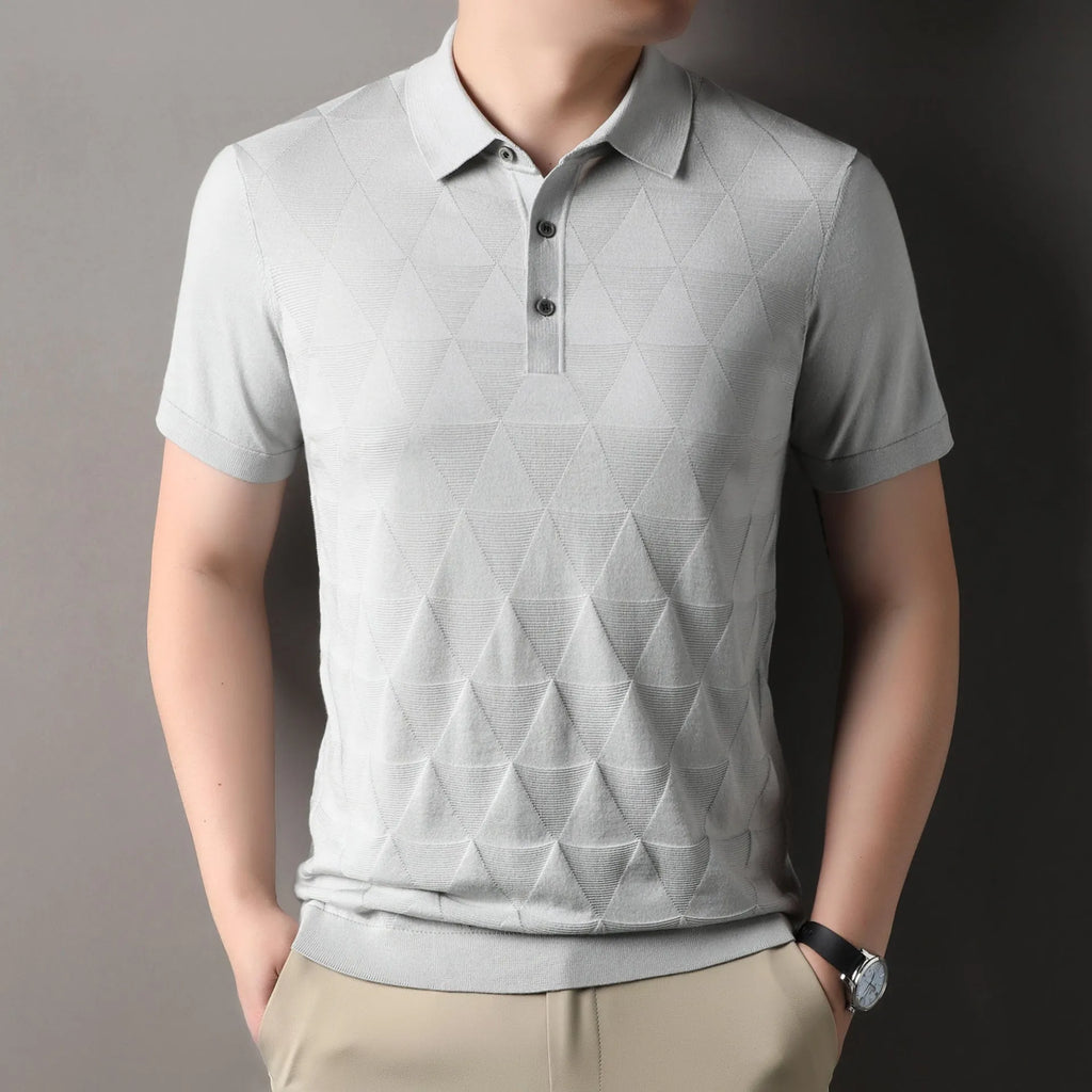 Men's ice silk quick-drying short sleeve t-shirt in regular fit, available in five colours and sizes M to XXXL