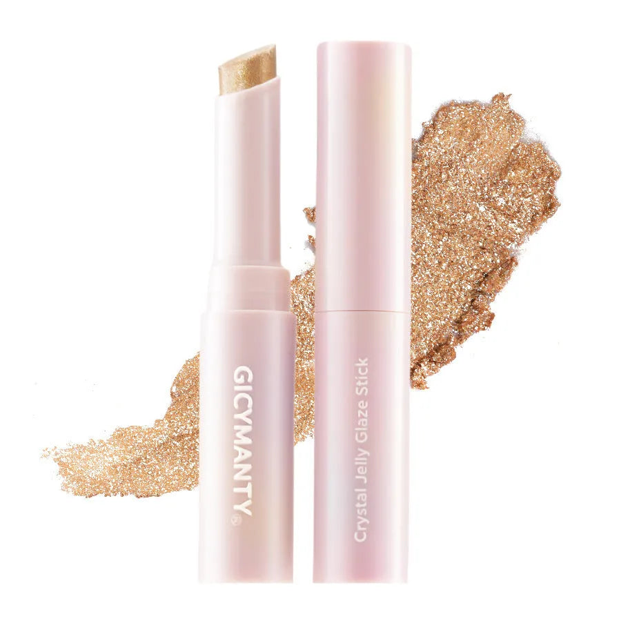Jelly eye shadow stick in starlight pearlescent thin glittering formula, standard size, six colour options