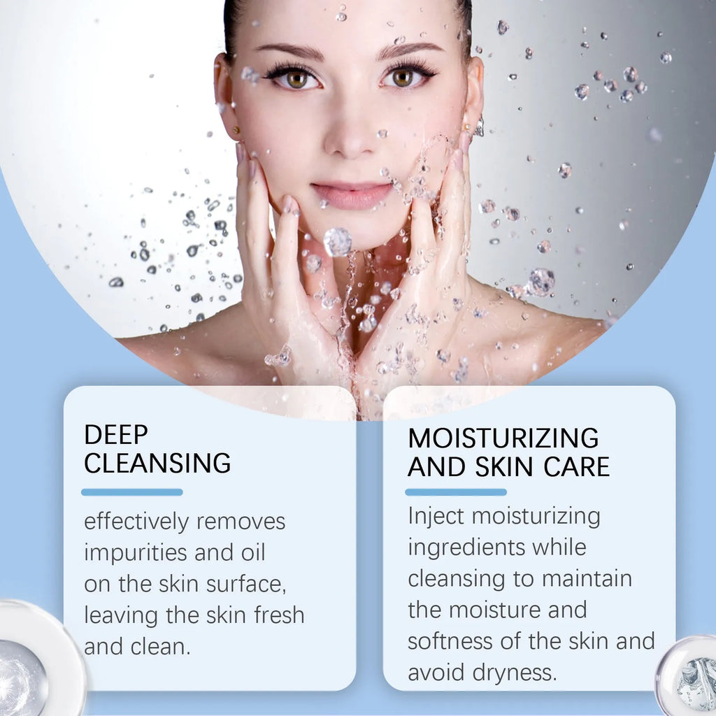 114g salicylate cleansing facial cleanser tube for delicate pores with aloe and lactic acid