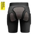 X-ray diffraction design ski protective gear set containing one pair of hip pads and one pair of knee pads.