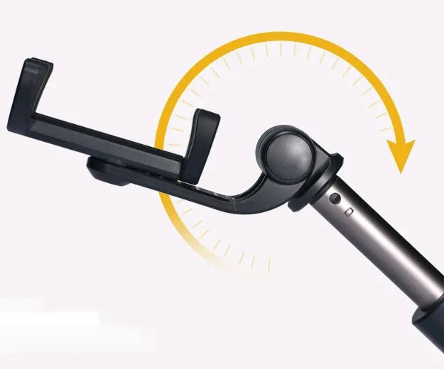 Aluminium alloy Bluetooth tripod selfie stick with remote control for mobile phones
