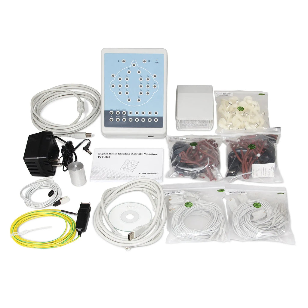 CONTEC KT88-1016 16-channel digital EEG and mapping system with USB interface and flash stimulator