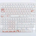 Cartoon dessert cat MOG round key cap set for mechanical keyboard customisation with sublimation printing