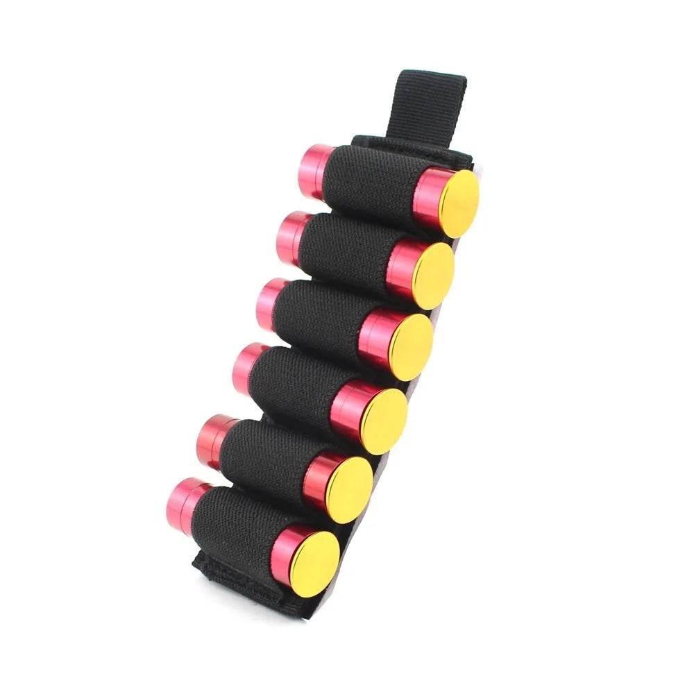 Tactical outdoor 6-hole storage sticker made of 1000D nylon, 5x16.5 cm, in army colour for MOLLE attachment
