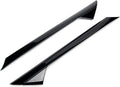 Black front windshield trim panel set for Ford with part numbers BB5Z-7803144-AA and BB5Z-7803145-AA