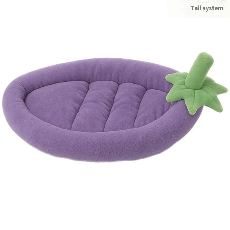 Removable washable dog mat in cloth fabric showing size options S M L XL XXL