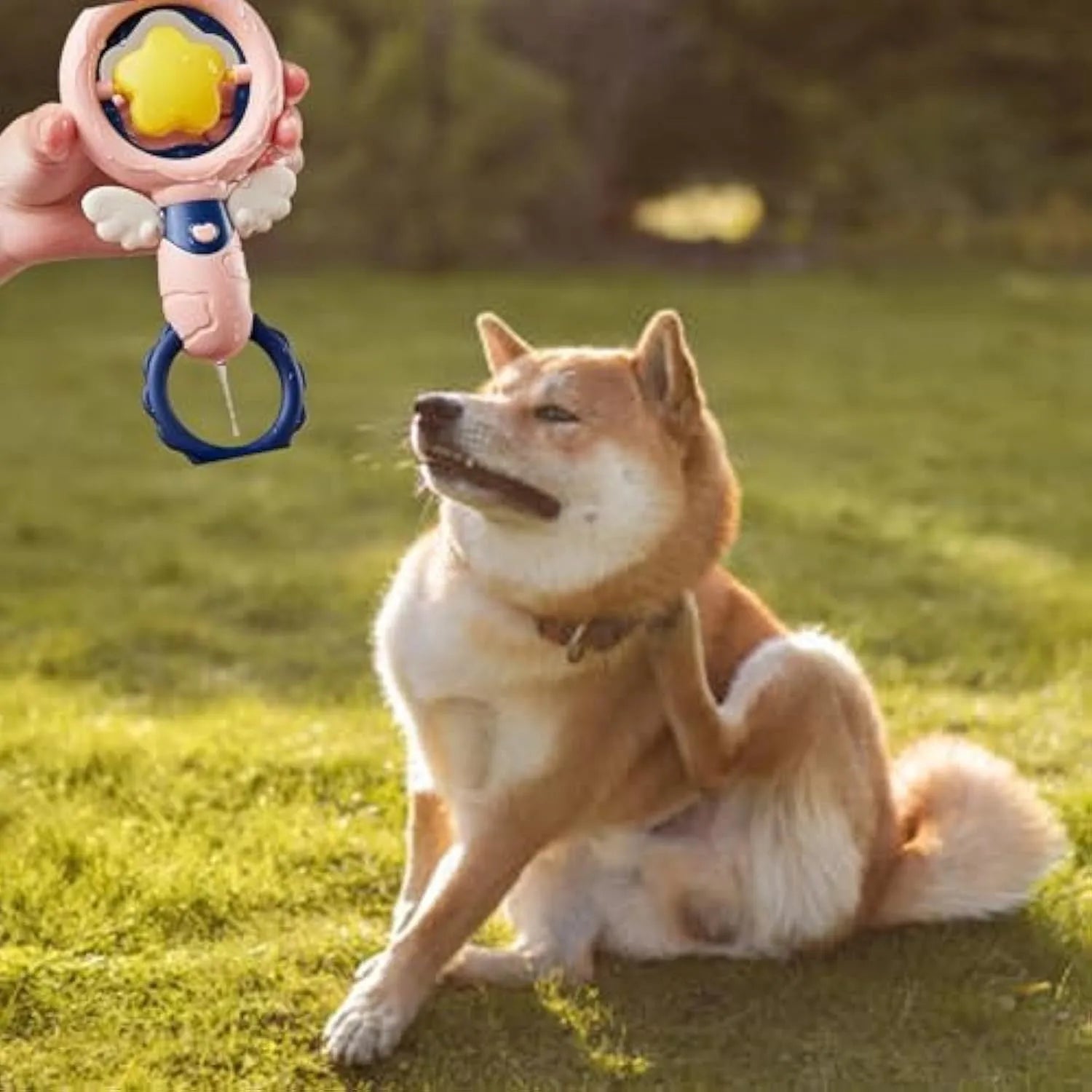 Pink interactive dog toy set for large breeds with chew-resistant squeaky toys and dental cleaning features