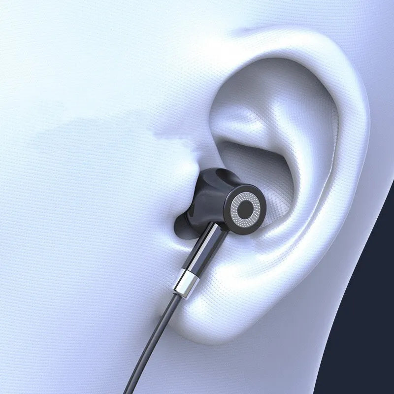 Black wireless Bluetooth sports headset with neckband design and earbuds