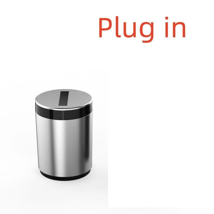 Aluminium alloy intelligent induction ashtray with automatic infrared opening for car and home use