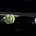 Solid jasmine car perfume for air vents in off-white or fresh green with 5ml essential oil