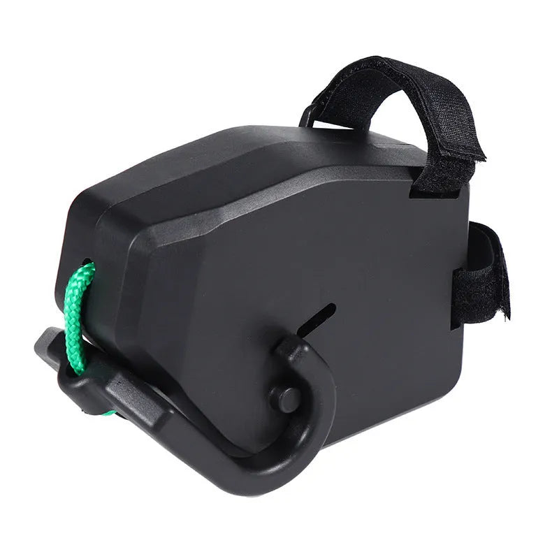 Black plastic bicycle trailer rope for mountain bike child transport