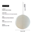 Ji Ji Feng Wind Xuan paper pendant lamp in modern simplicity style, flat diameter 50cm, for ceiling installation